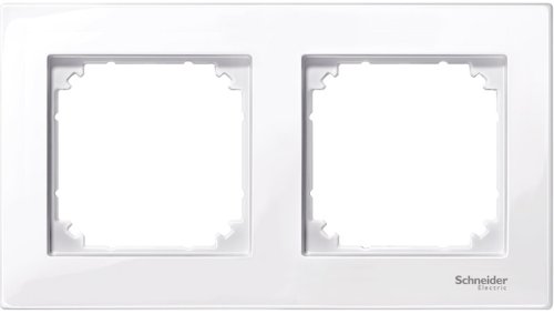 Рамка универсальная Schneider Electric Merten M-Plan 2-м. активно-белый картинка